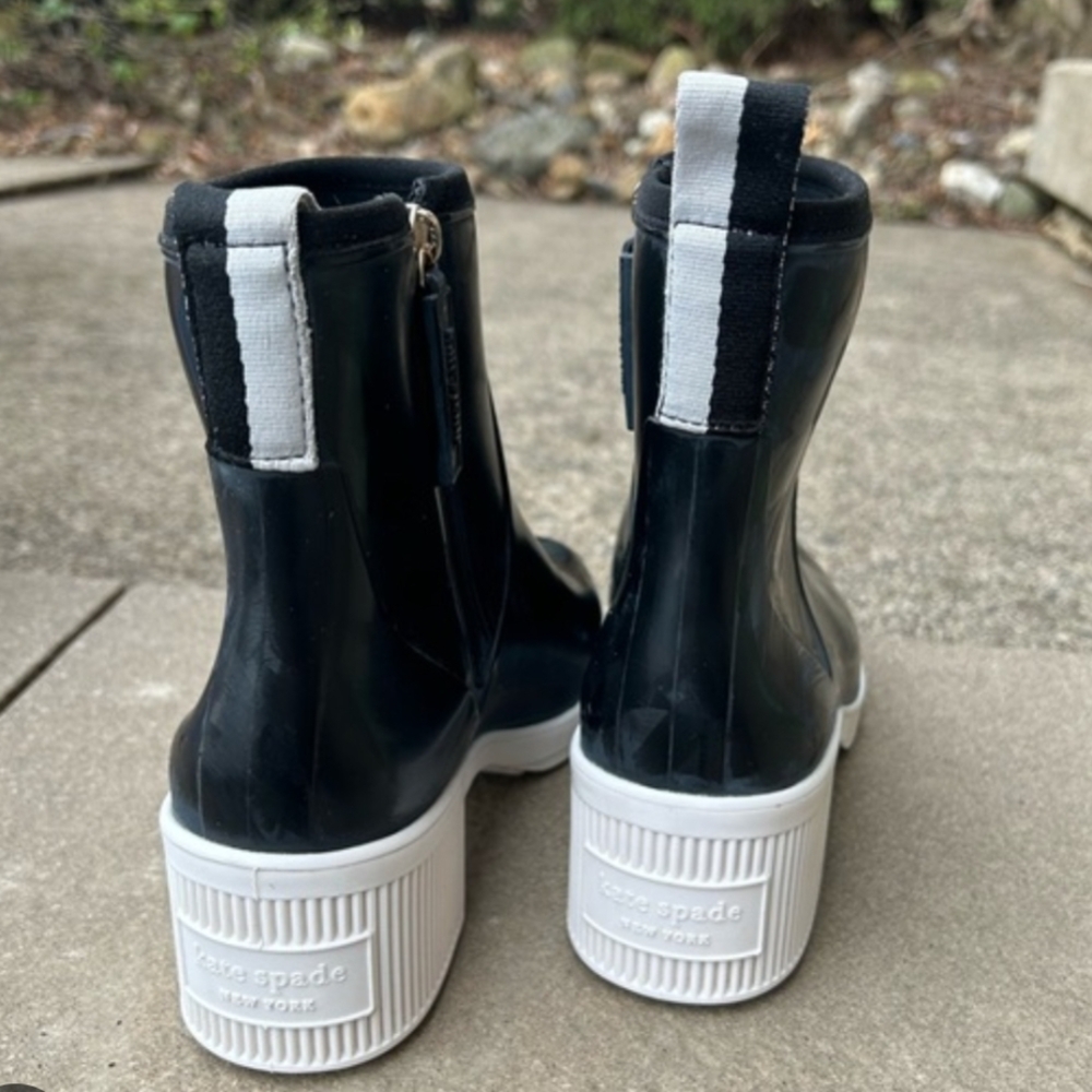 Kate Spade Black Ankle Boots